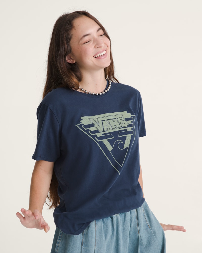 Мужские футболки Vans Waffle Shop Wave Blend T-Shirt — фото 5