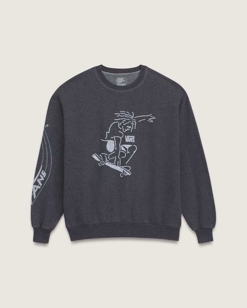 Женские худи Vans Waffle Shop Skate Crest Crewneck Sweatshirt