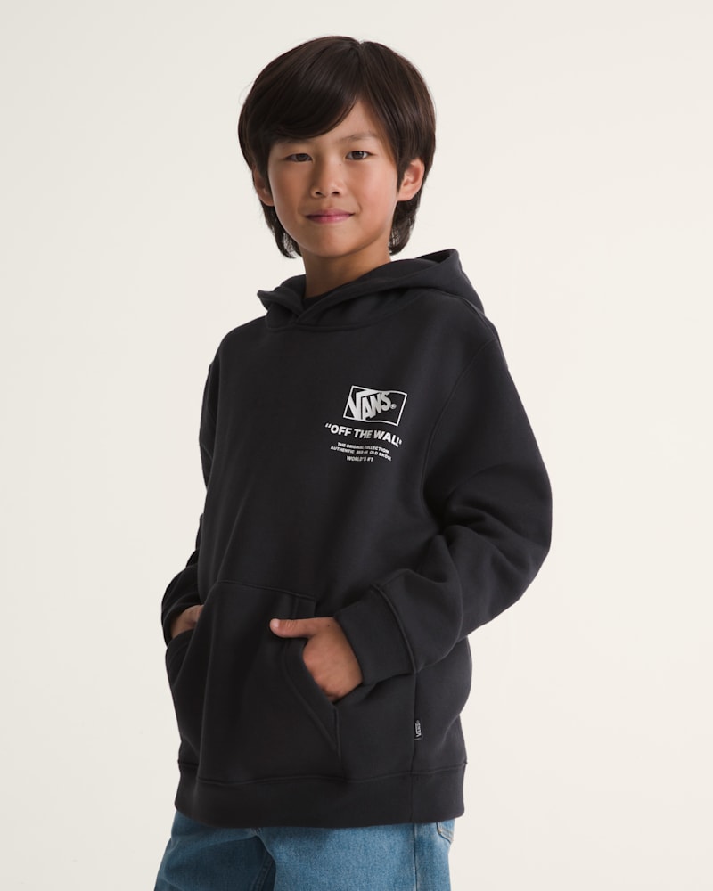 Детские худи Vans Kids Stacked Hi Pullover — фото 3