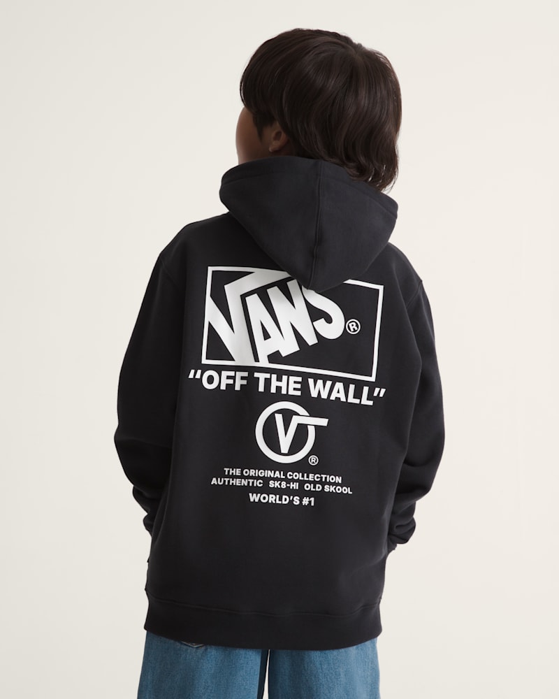 Детские худи Vans Kids Stacked Hi Pullover — фото 4
