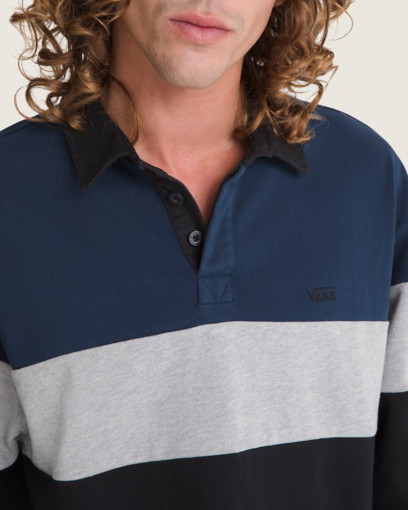 Рубашки Vans Andy Rugby Long Sleeve Shirt — фото 4