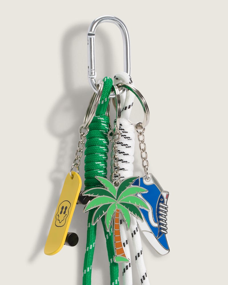 Мужские брелоки Vans Waffle Shop Coastal Cruise Bag Charm Set — фото 2