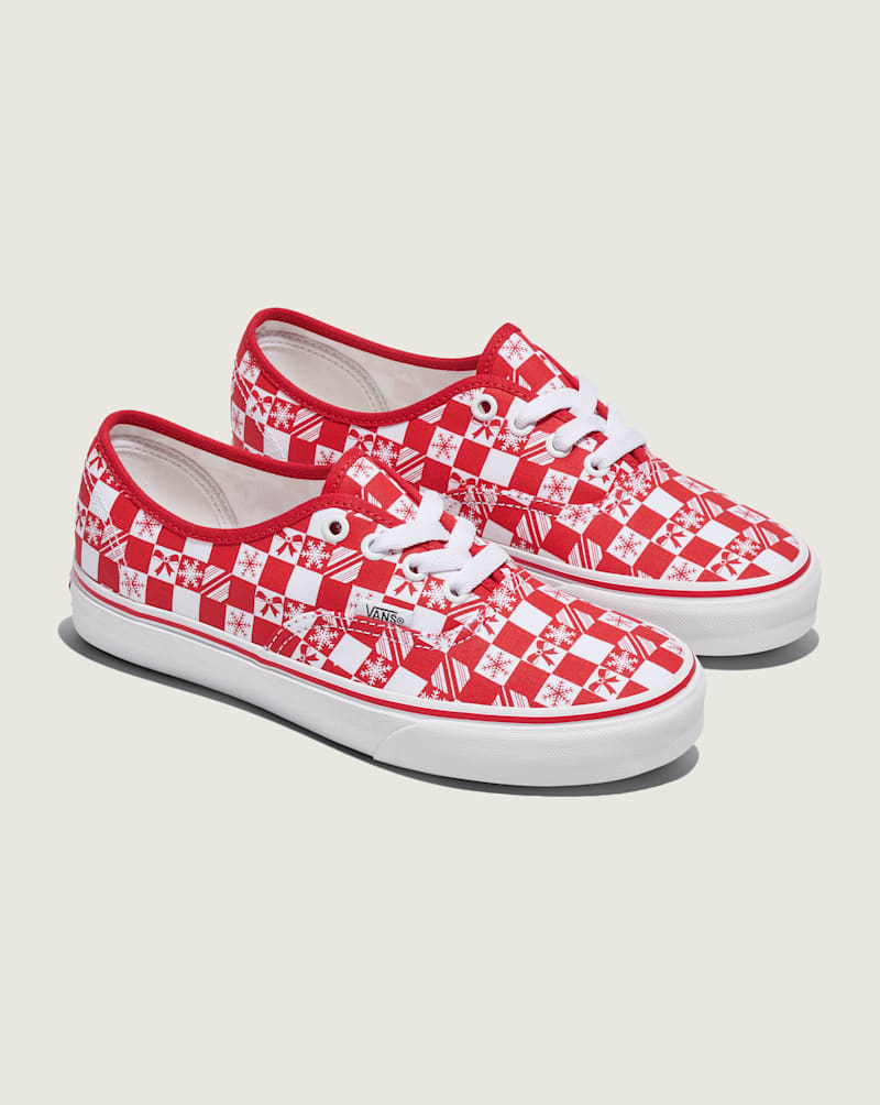 Мужские кроссовки Vans Customs Authentic Holiday Checkerboard Shoe — фото 2