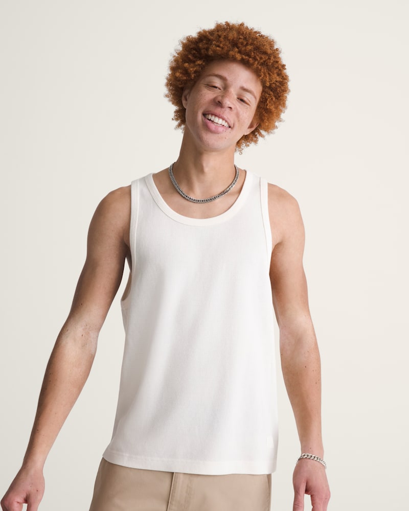 Детские топы Vans Premium Waffle Tank Top — фото 3