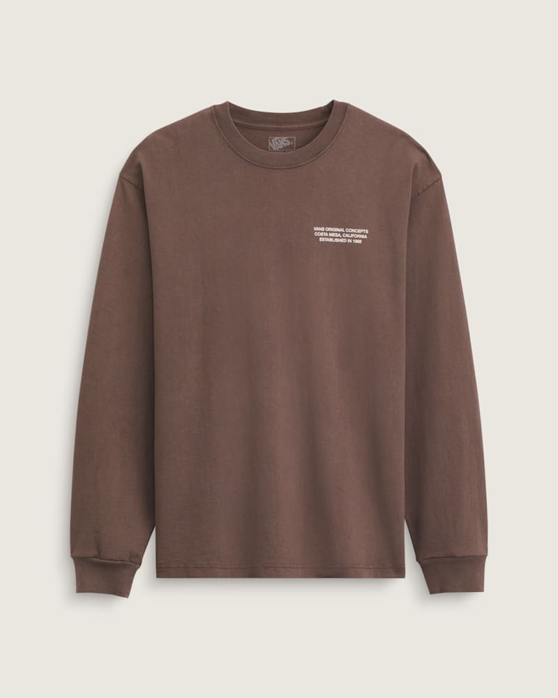 Мужские футболки Vans Original Concepts Long Sleeve T-Shirt — фото 2