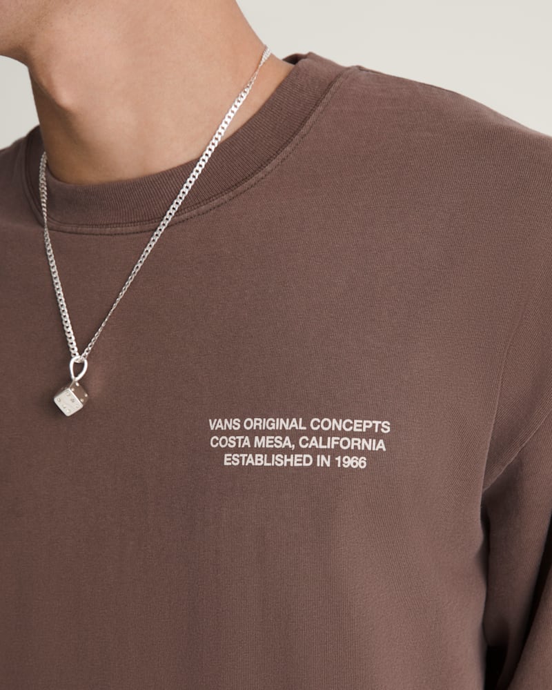 Мужские футболки Vans Original Concepts Long Sleeve T-Shirt — фото 5