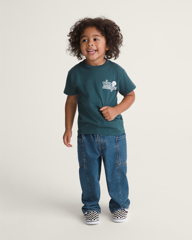Детские брюки Vans Little Kids Naithin 2.0 Elastic Waist Denim Pants — фото 4