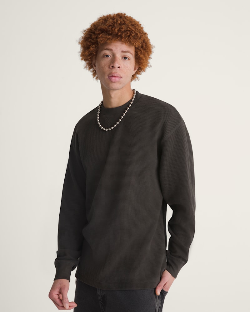 Детские рубашки Vans Navigate Thermal Long Sleeve Shirt — фото 3