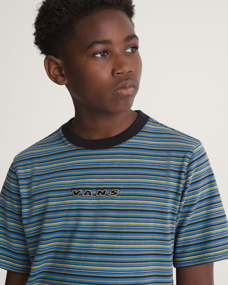 Мужские рубашки Vans Kids Cameron Stripe Knit Shirt — фото 5