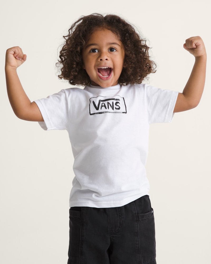 Детские футболки Vans Little Kids Vans On Canvas T-Shirt — фото 3