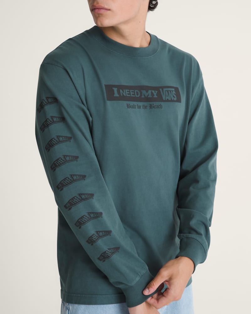 Футболки Vans I Need My Long Sleeve T-Shirt — фото 5