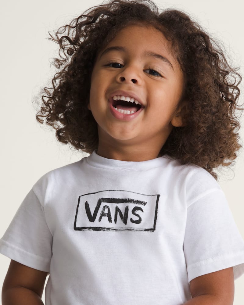 Детские футболки Vans Little Kids Vans On Canvas T-Shirt — фото 5