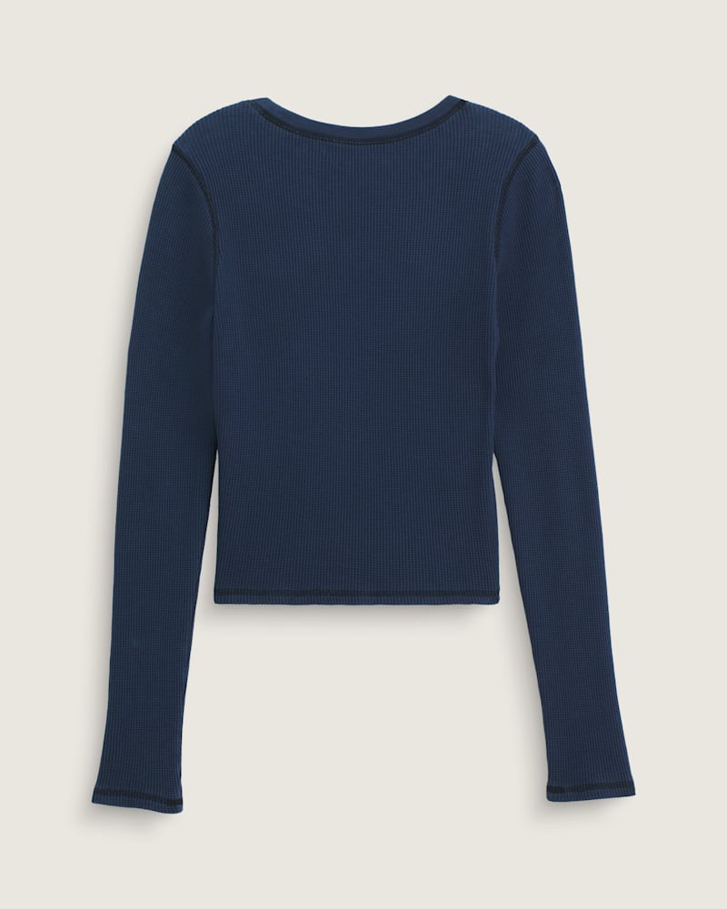 Женские рубашки Vans Waffle Long Sleeve Shirt — фото 2