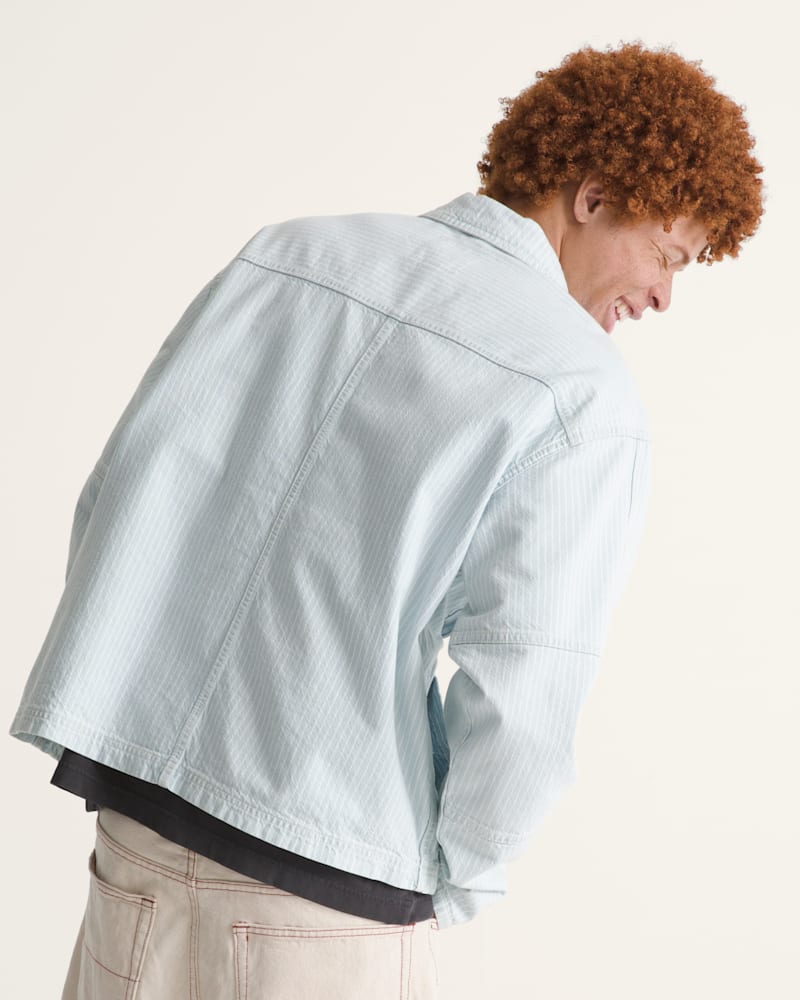 Куртки Vans Umber Denim Stripe Jacket — фото 4
