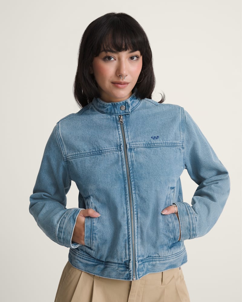 Женские куртки Vans Premium Wmn Pomona Collarless Station Jacket — фото 3