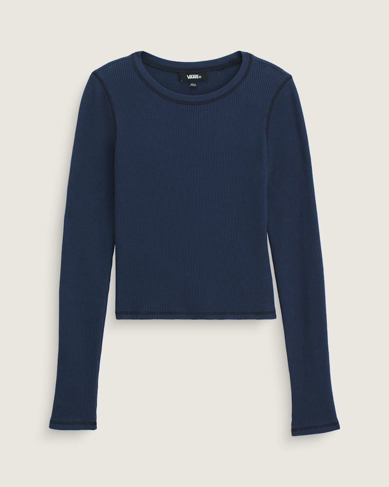 Женские рубашки Vans Waffle Long Sleeve Shirt