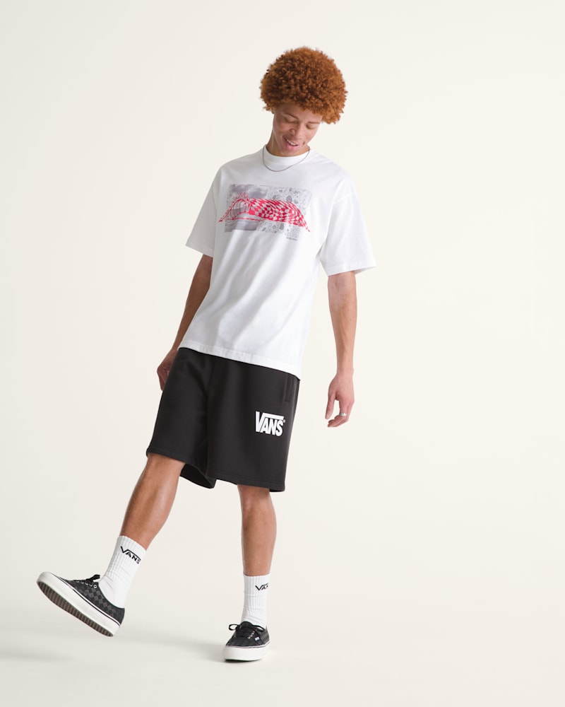 Мужские шорты Vans Stretch Logo Fleece Shorts — фото 4