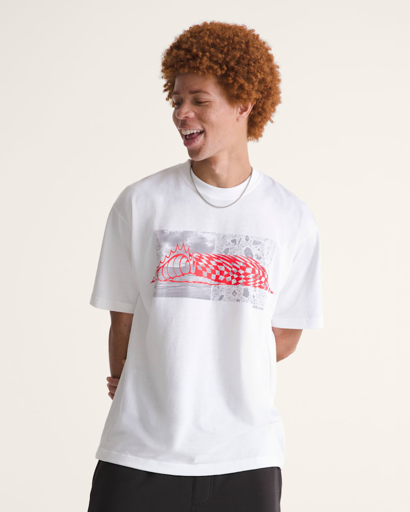 Детские футболки Vans Wave Check T-Shirt — фото 3