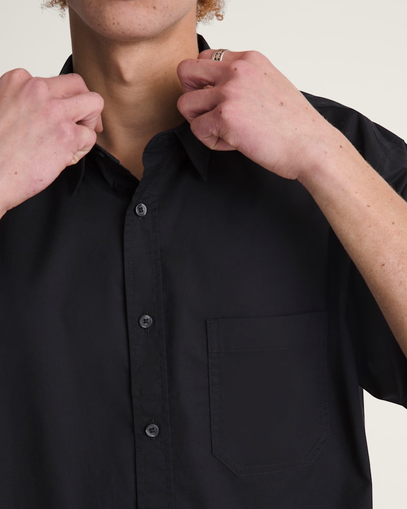 Мужские рубашки Vans Larkspur Solid Shirt — фото 5