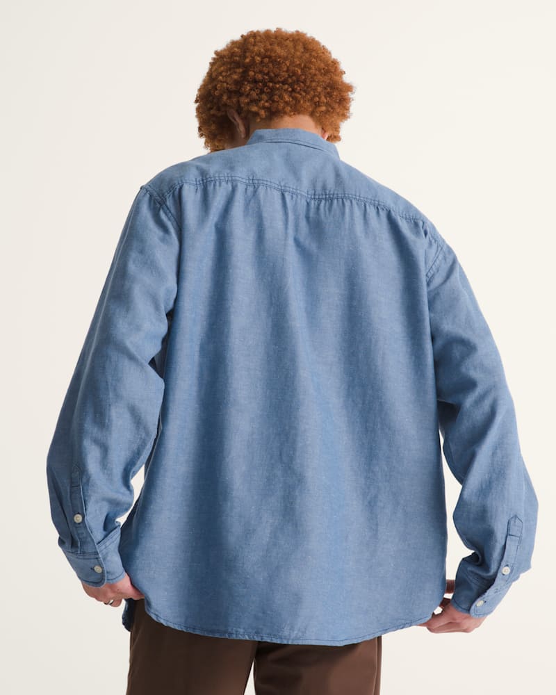 Детские рубашки Vans Lawson Solid Oxford Long Sleeve Shirt — фото 4