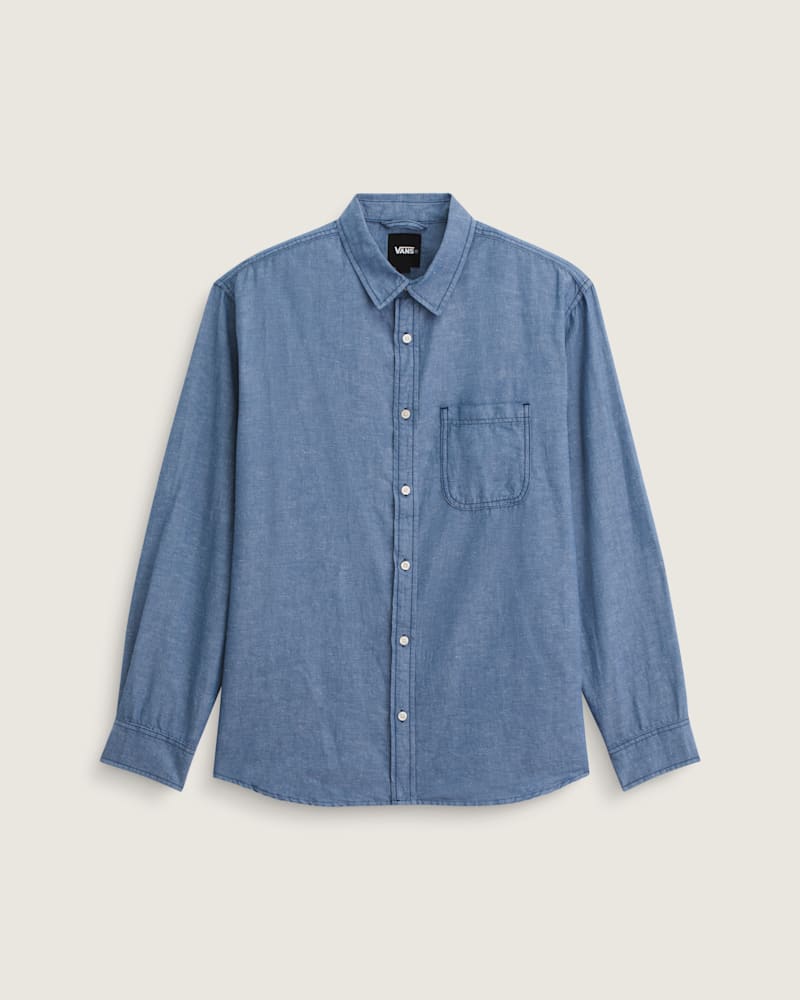 Детские рубашки Vans Lawson Solid Oxford Long Sleeve Shirt