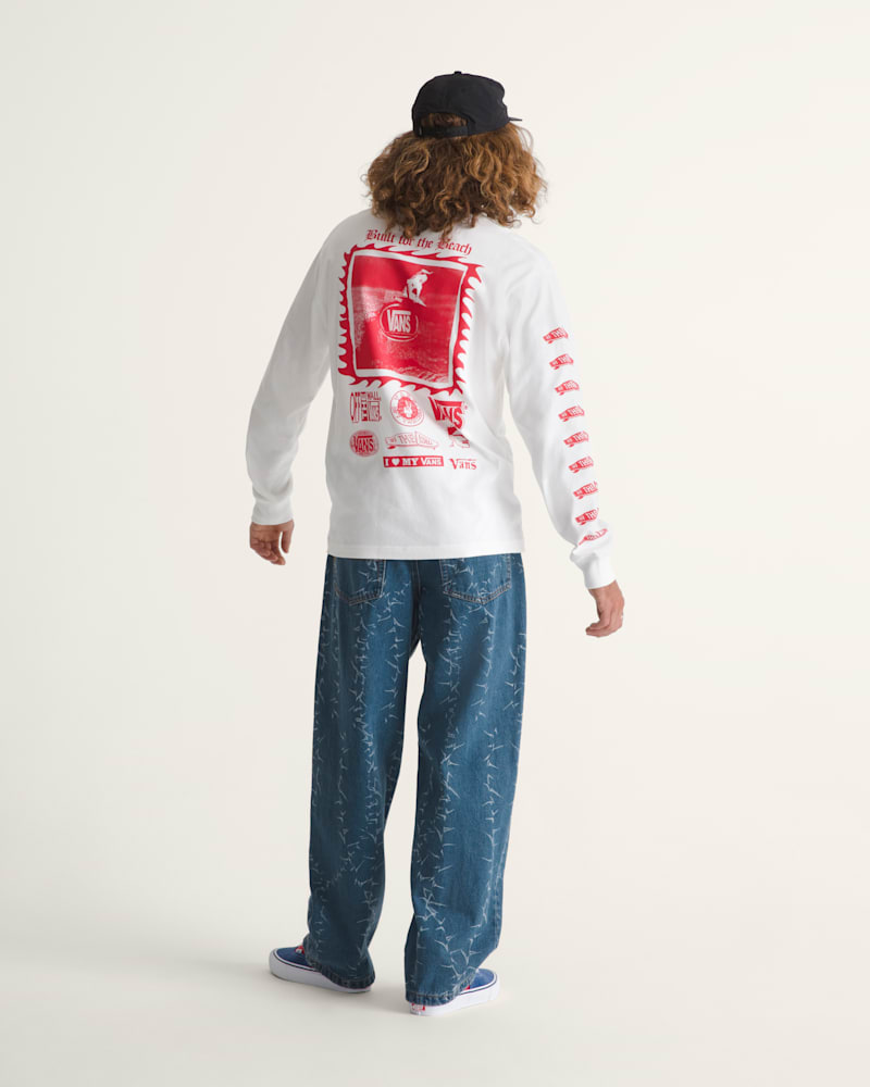 Детские брюки Vans Check-5 Baggy Denim Pants — фото 4