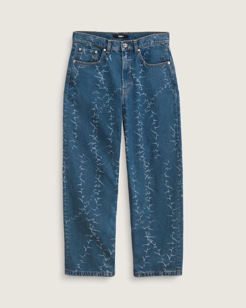 Детские брюки Vans Check-5 Baggy Denim Pants — фото 5