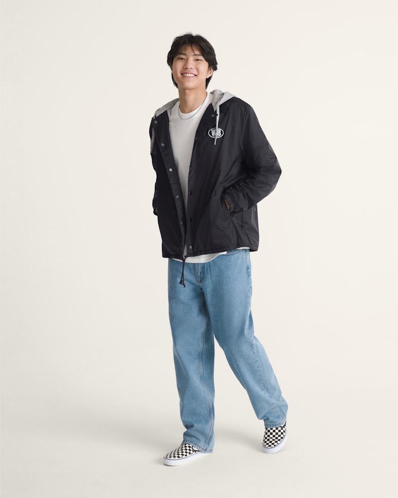 Детские куртки Vans Torrey Hooded Coaches Jacket — фото 5