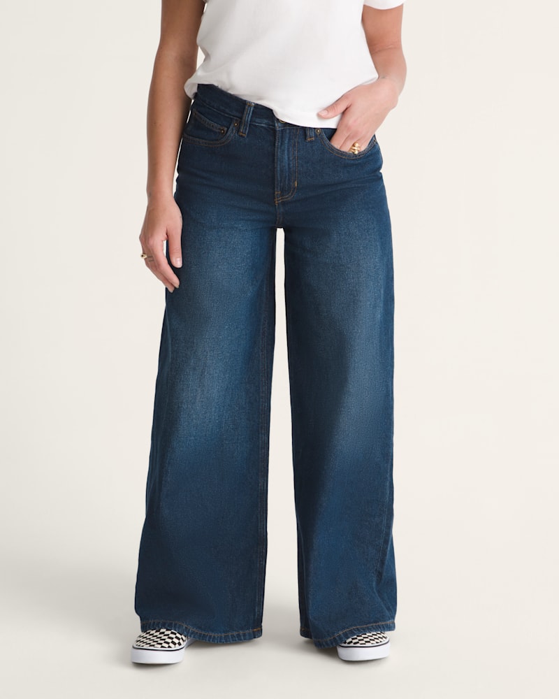 Детские брюки Vans Check-5 Low Rise Baggy Pants — фото 3