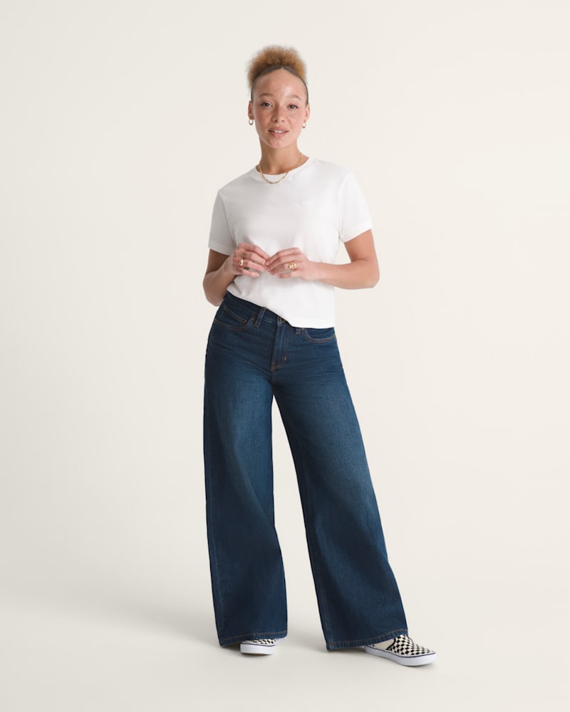 Детские брюки Vans Check-5 Low Rise Baggy Pants — фото 4
