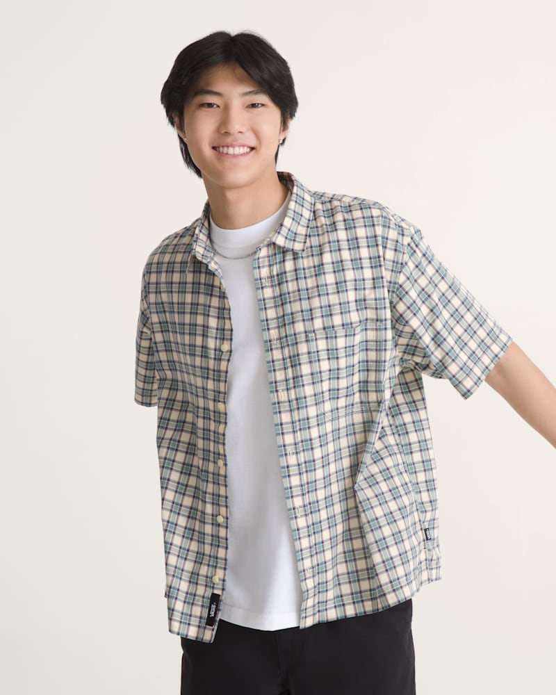 Мужские рубашки Vans Larkspur Timber Plaid Shirt — фото 3