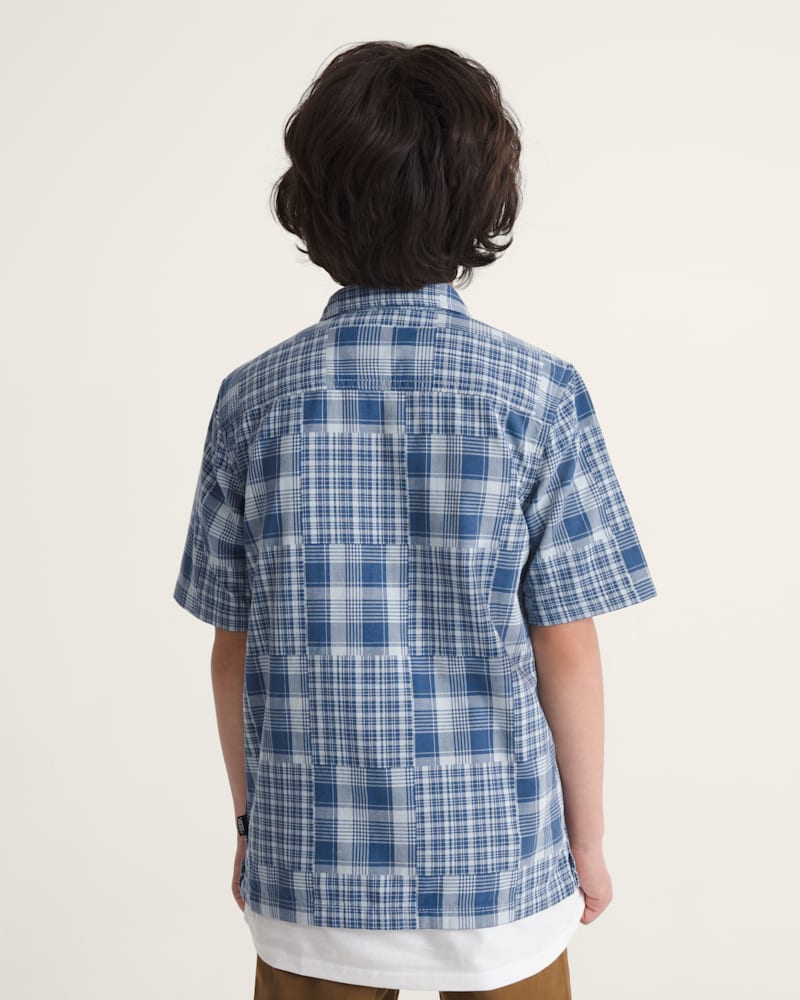 Детские рубашки Vans Kids Larkspur Plaid Shirt — фото 4