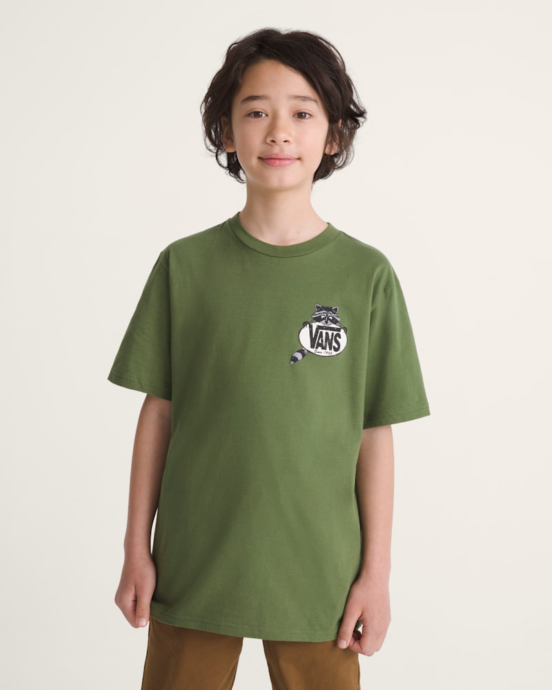 Детские футболки Vans Kids Dumpster Raccoon T-Shirt — фото 3