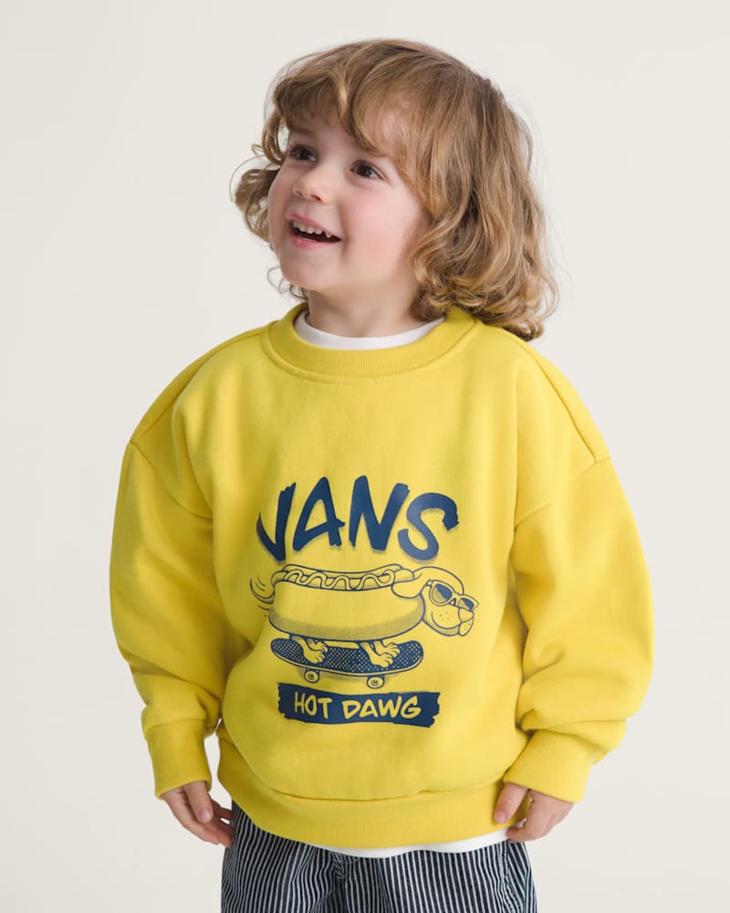 Детские худи Vans Little Kids Hot Dawg Crew Sweatshirt — фото 3
