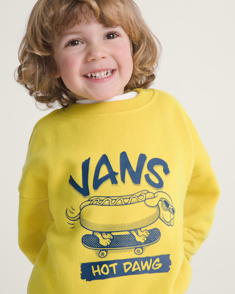 Детские худи Vans Little Kids Hot Dawg Crew Sweatshirt — фото 5