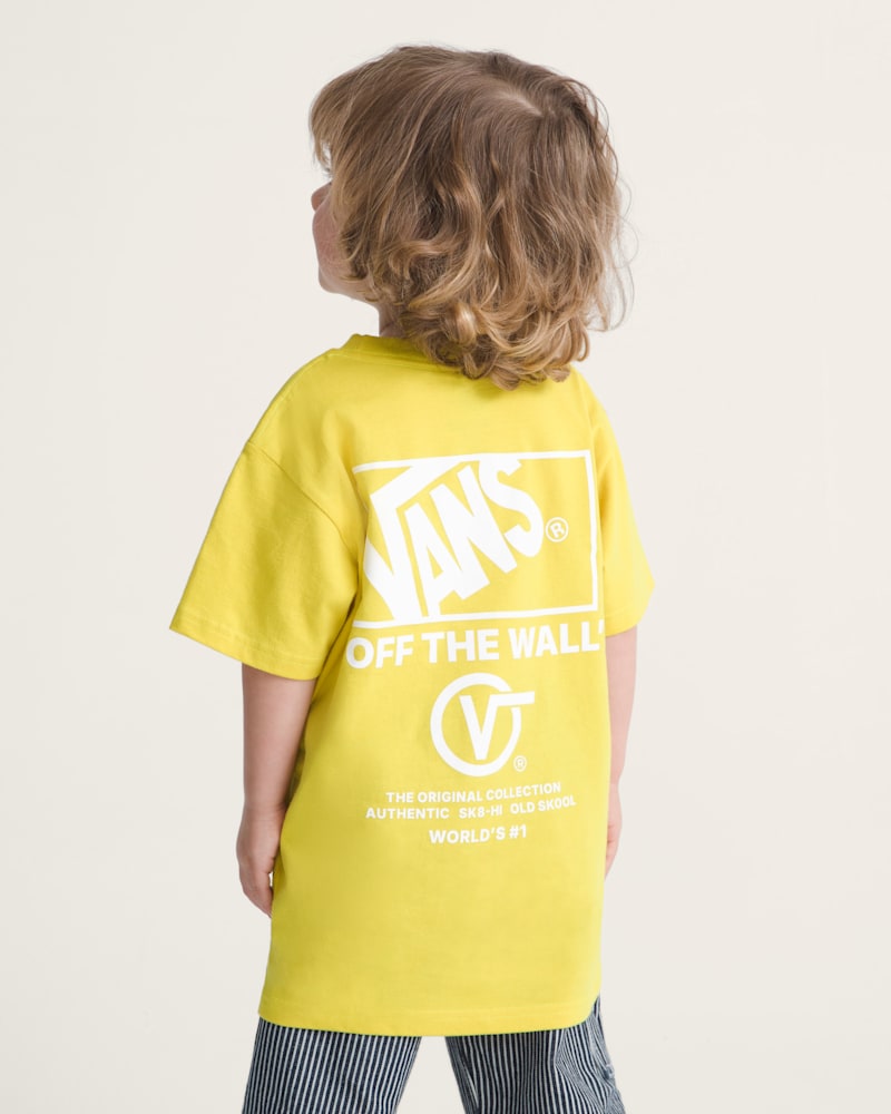 Детские футболки Vans Little Kids Stacked Hi T-Shirt — фото 4