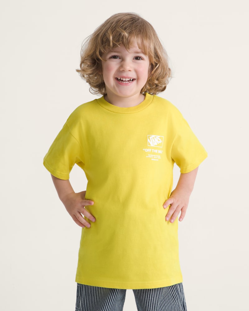 Детские футболки Vans Little Kids Stacked Hi T-Shirt — фото 3