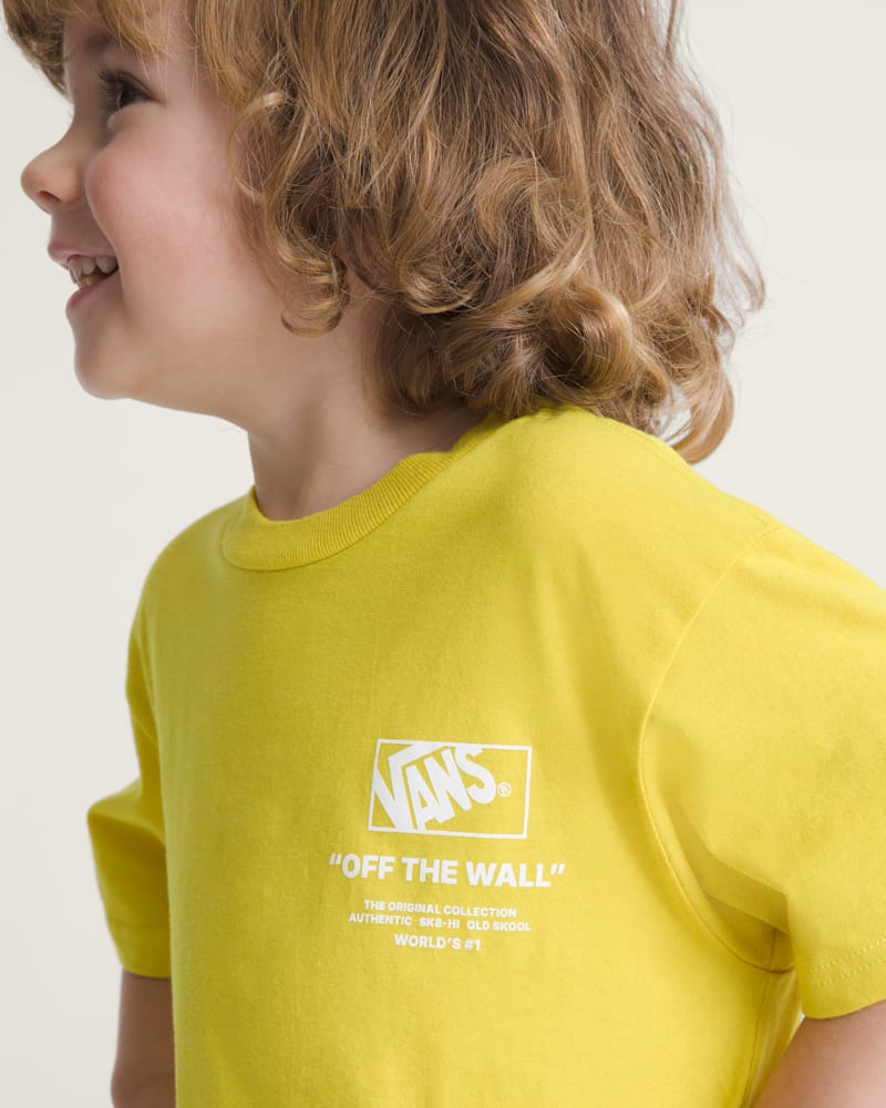 Детские футболки Vans Little Kids Stacked Hi T-Shirt — фото 5