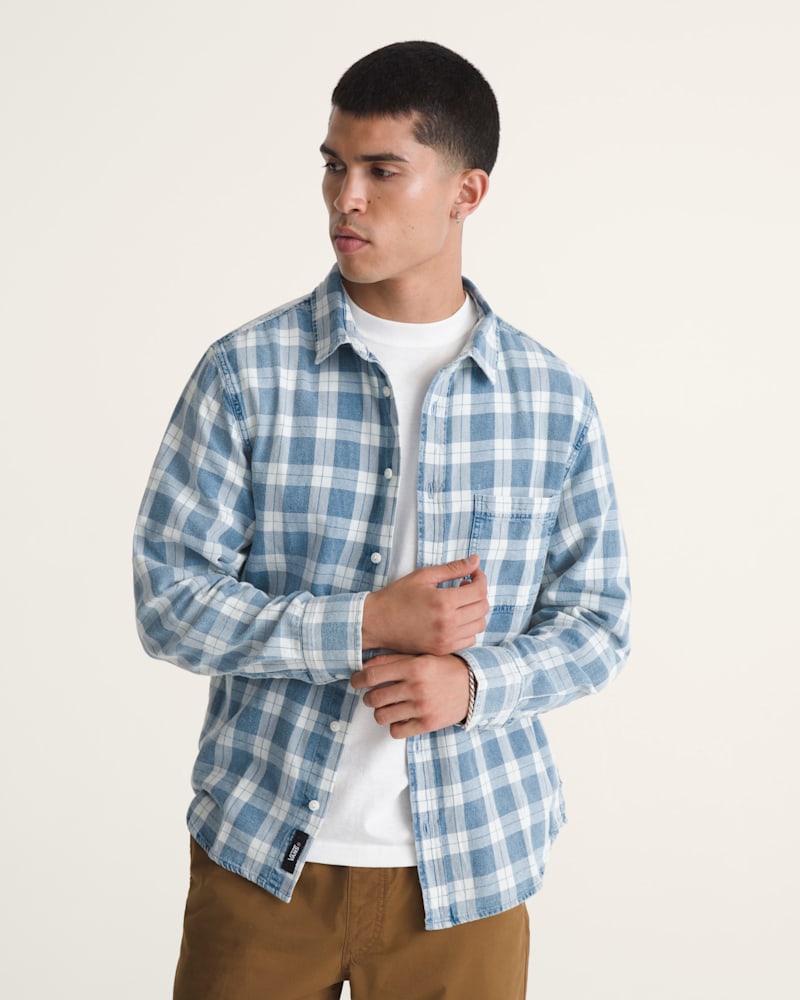 Детские рубашки Vans Lawson Solid Oxford Long Sleeve Shirt — фото 3