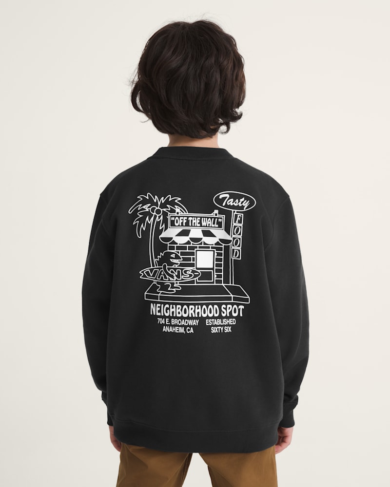Детские свитеры Vans Kids Food Spot Crew Pullover — фото 4