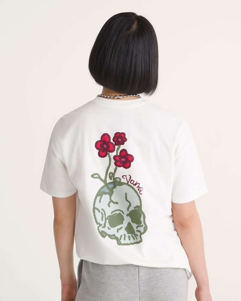 Женские футболки Vans Hand Drawn Floral T-Shirt — фото 4