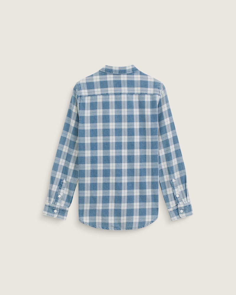 Детские рубашки Vans Kids Lawson Solid Oxford Long Sleeve Shirt — фото 2