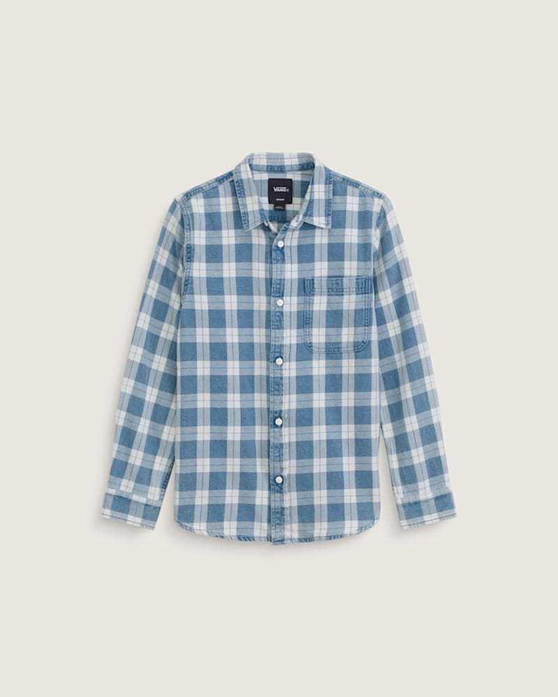 Детские рубашки Vans Kids Lawson Solid Oxford Long Sleeve Shirt