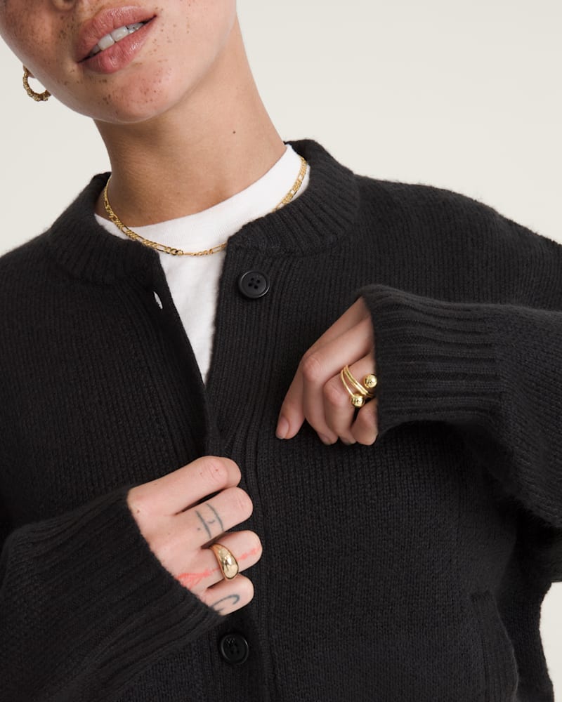 Женские кардиганы Vans Teddy Round Neck Cardigan — фото 5