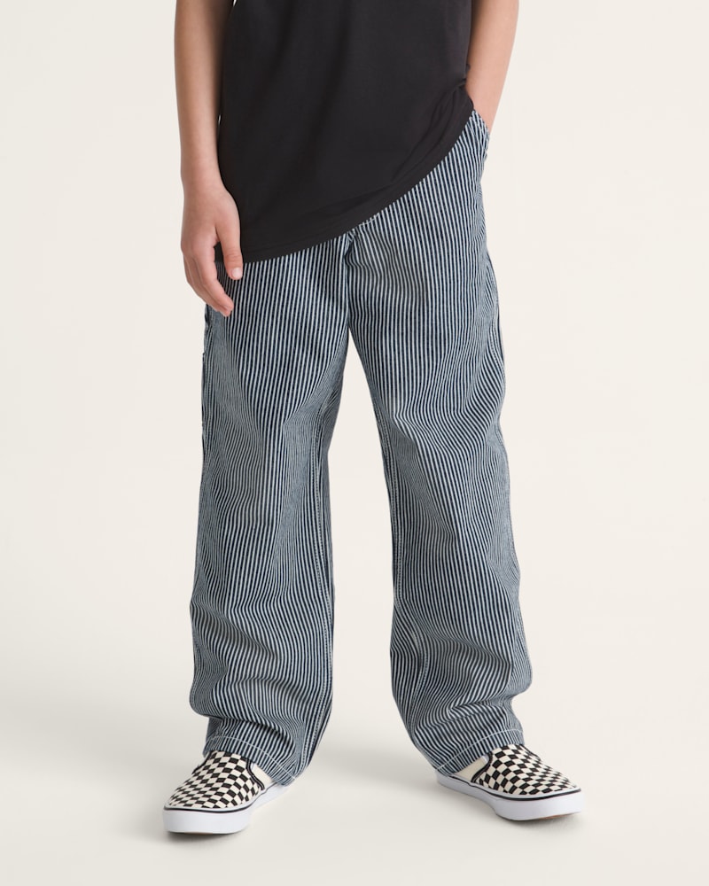 Детские брюки Vans Kids Drill Chore Carpenter Loose Stripe Pants — фото 3
