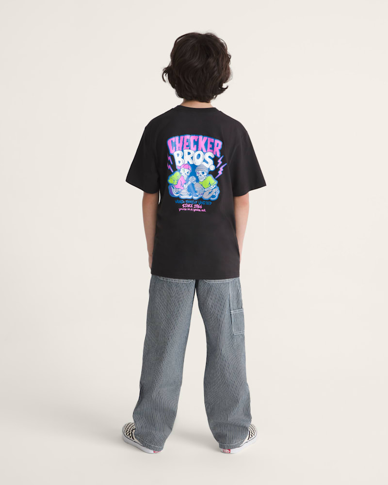 Детские брюки Vans Kids Drill Chore Carpenter Loose Stripe Pants — фото 5