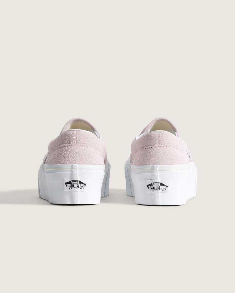 Мужские кроссовки Vans Big Kids Classic Slip-On Platform Shoe — фото 4