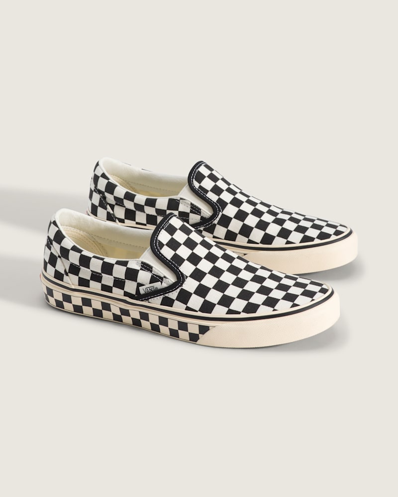 Кроссовки Vans Classic Slip-On Checkerboard Shoe — фото 2
