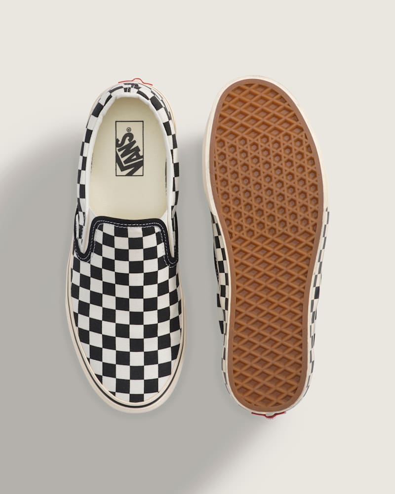 Кроссовки Vans Classic Slip-On Checkerboard Shoe — фото 3