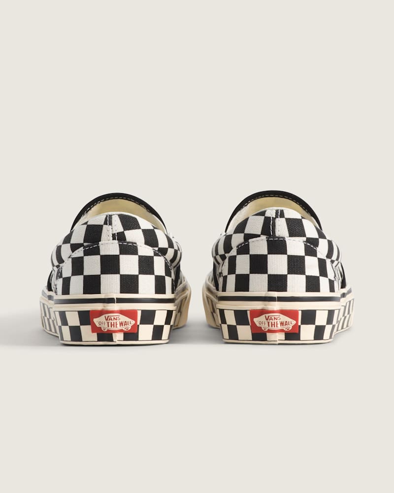 Кроссовки Vans Classic Slip-On Checkerboard Shoe — фото 4